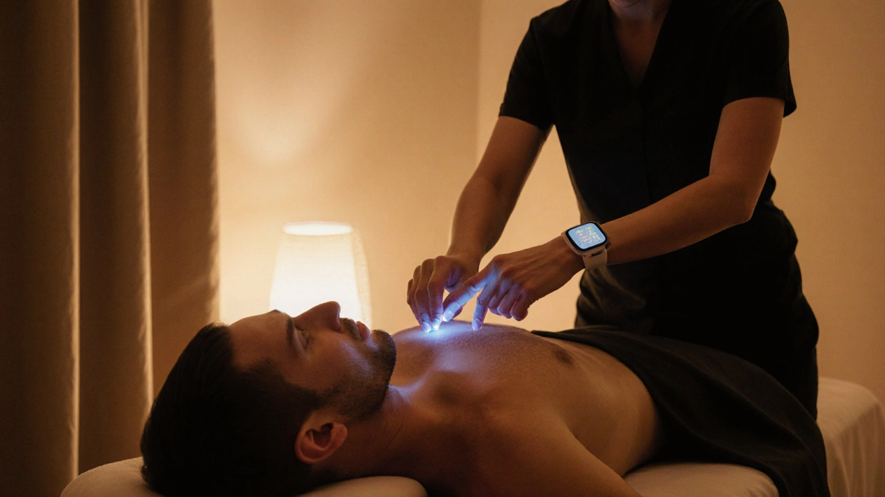 Masáž prostaty a dechové techniky: Jak podpořit uvolnění těla a mysli