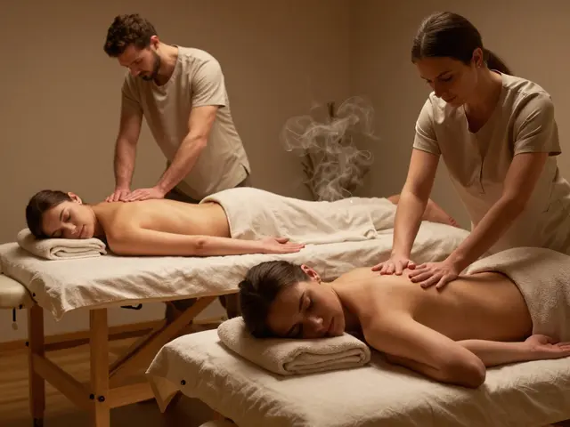 Masáž pro pár s mužem a ženou masérem: Proč je tato kombinace tak účinná