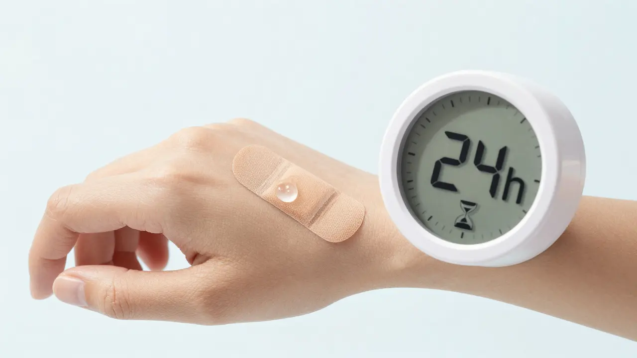 Testování oleje na zápěstí s čekací dobou pro zjištění alergie